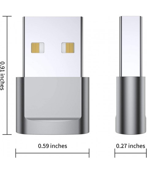 USB C Female to USB Male Adapter